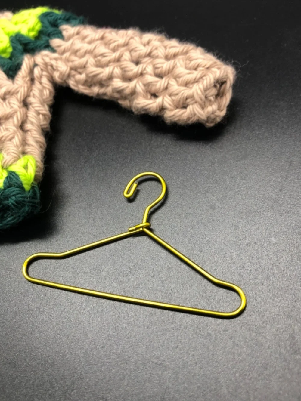 Mini Crochet Sweater Ornament, Gift Tag, Bag Accessory
